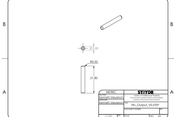 Minimum critical dimensions.