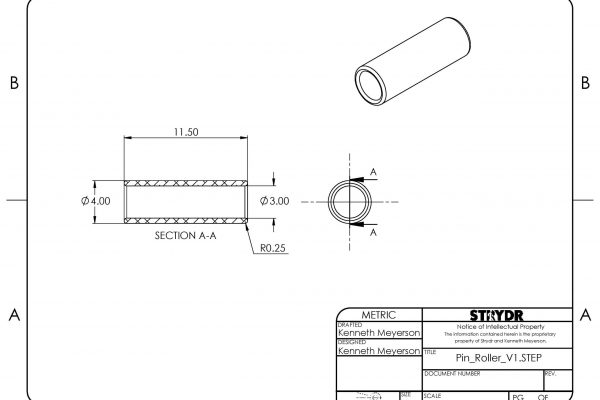 Minimum critical dimensions.