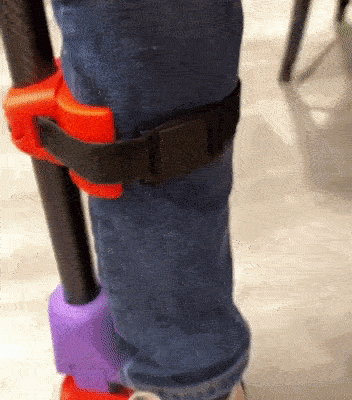 Fiddlelock clasp allows mating from two directions and only separation in one.