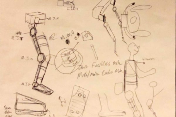 Breakdown of full project into sub-projects with friend, Michael Riegert.