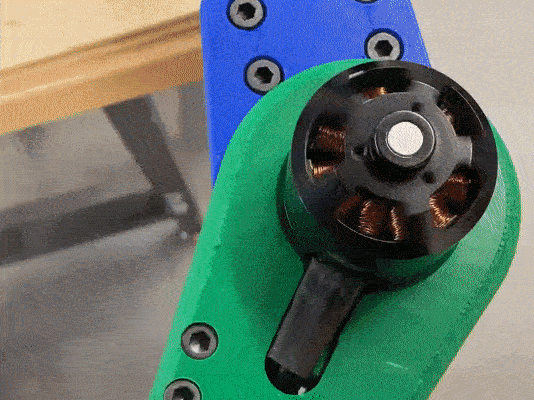 Smooth and quiet motion. Transfer this to V6 for manufacturing.